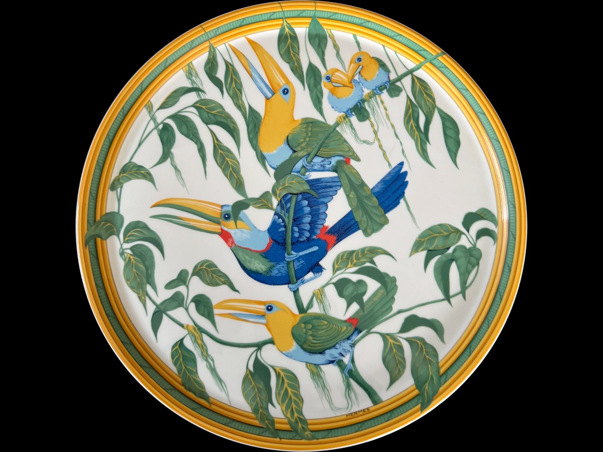 Plat à tarte – Hermès collection Toucan