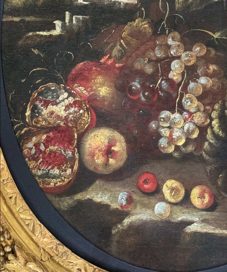 École romaine – Suiveur de Michele Pace del Campidoglio – Époque XVIIe siècle-photo-3