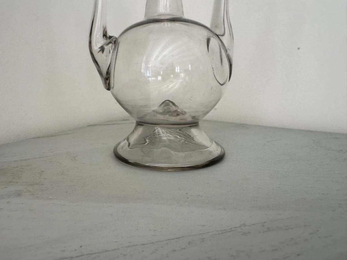 Burette en verre XVIIIème-photo-3