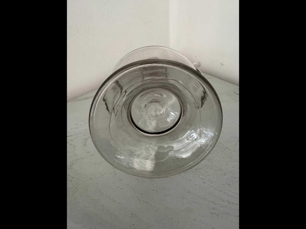 Burette en verre XVIIIème-photo-4