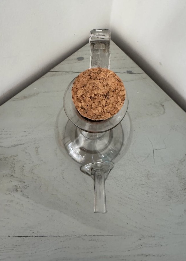 Burette en verre XVIIIème-photo-1
