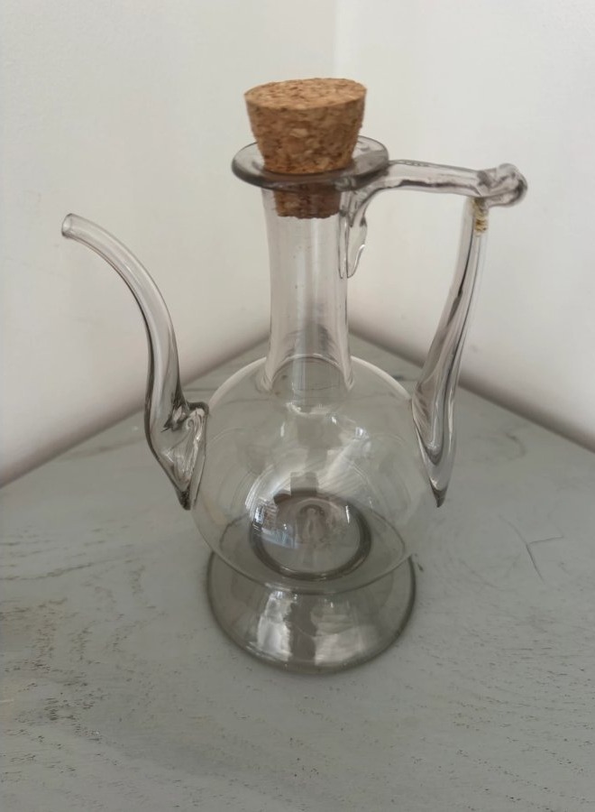 Burette en verre XVIIIème-photo-2
