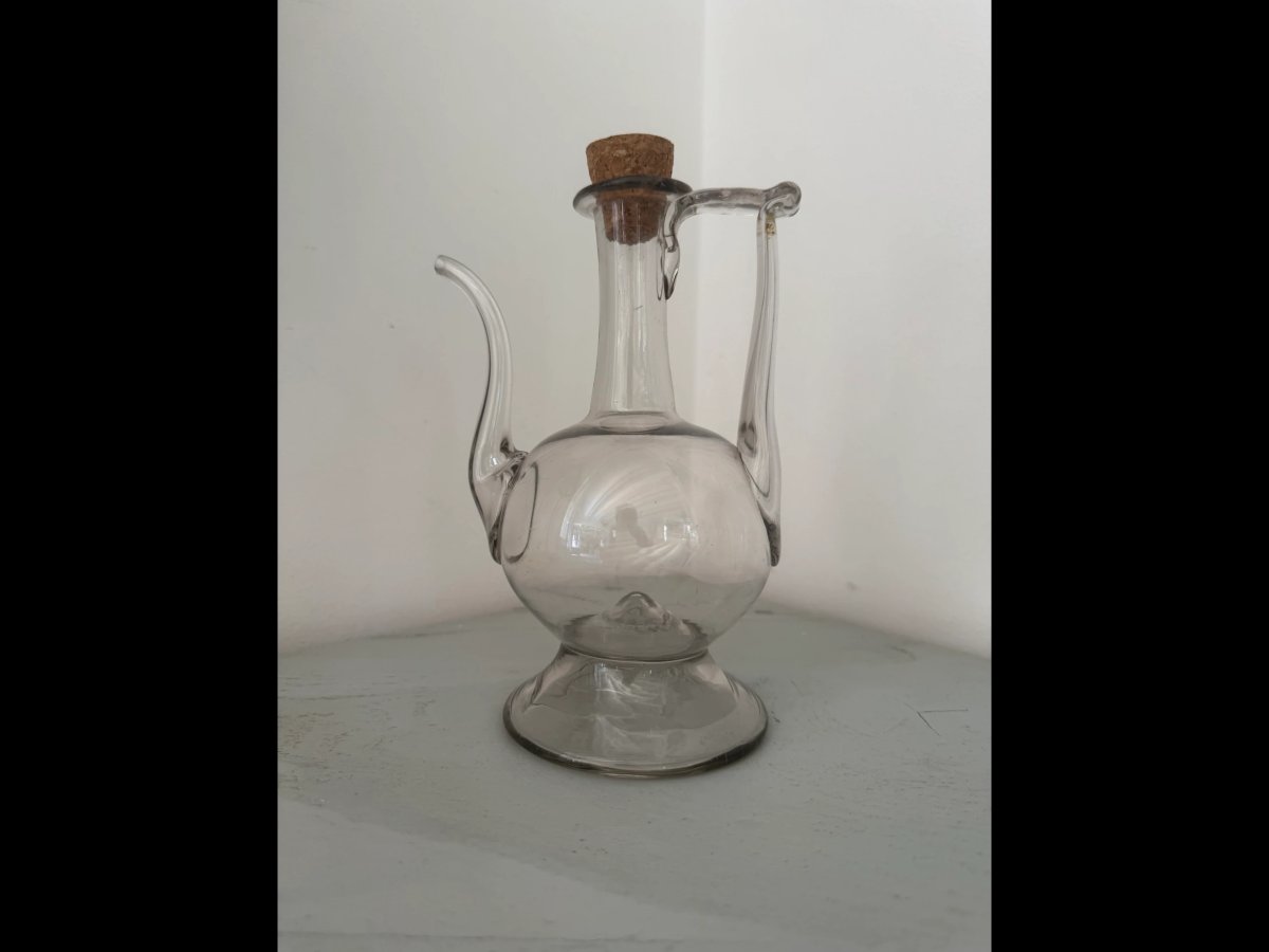 Burette en verre XVIIIème