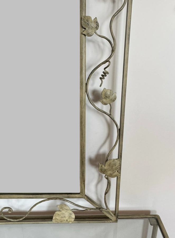 Console avec miroir en fer forgé-photo-1