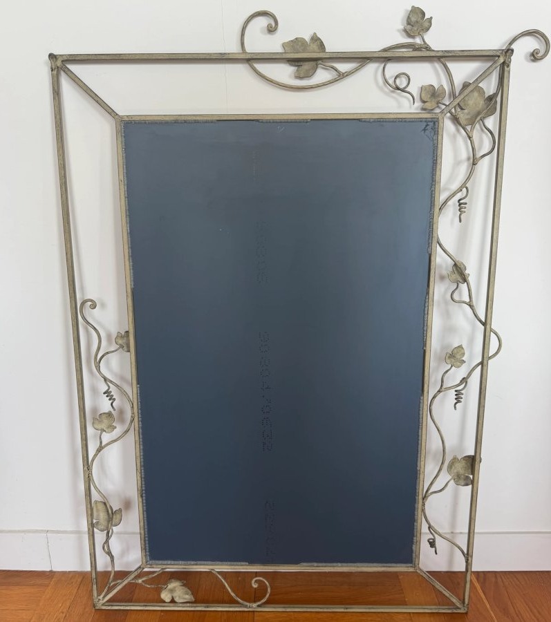 Console avec miroir en fer forgé-photo-4