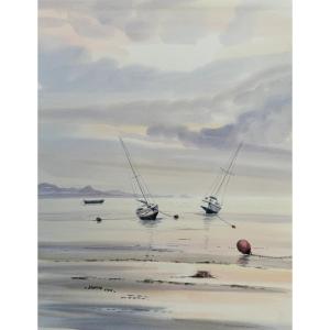 Watercolor, Low Tide