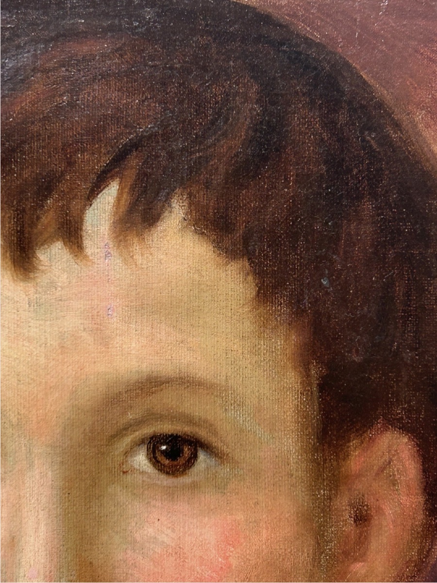 Antique Portrait Of A Child, France, 1880s–1900s-photo-3