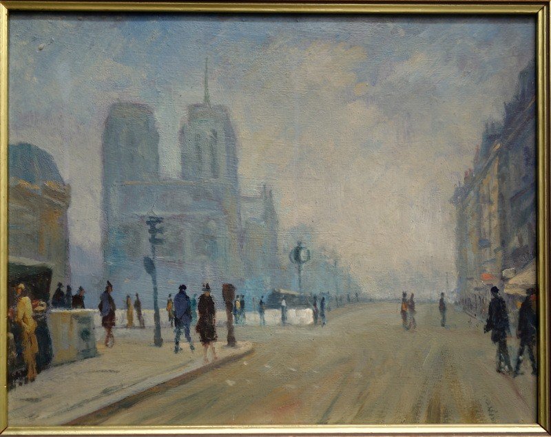 2 Vues de "PARIS " par E.PALMERO ...1942-photo-2