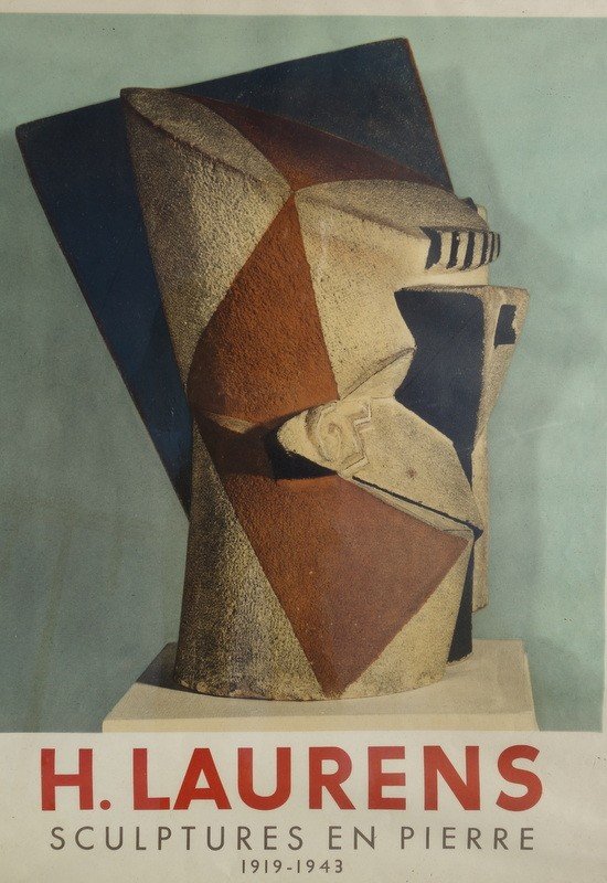 "SCULPTURES" Henri LAURENS...Lithographie ..MOURLOT 1958-photo-2