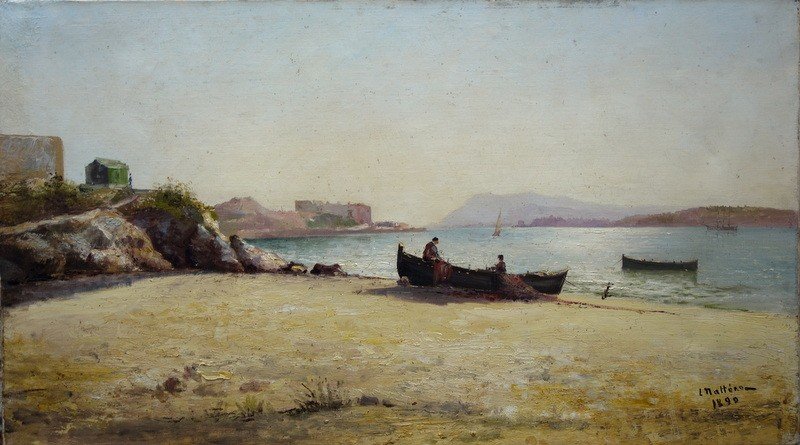 "FORT St LOUIS  a TOULON" par Louis NATTERO ..1890