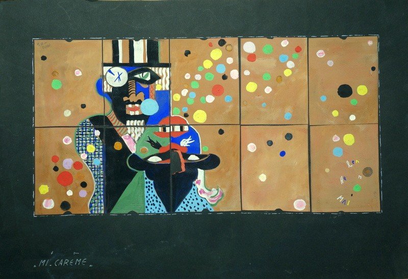 "mi-careme" By Helen Mai..project For Ceramics Around 1950