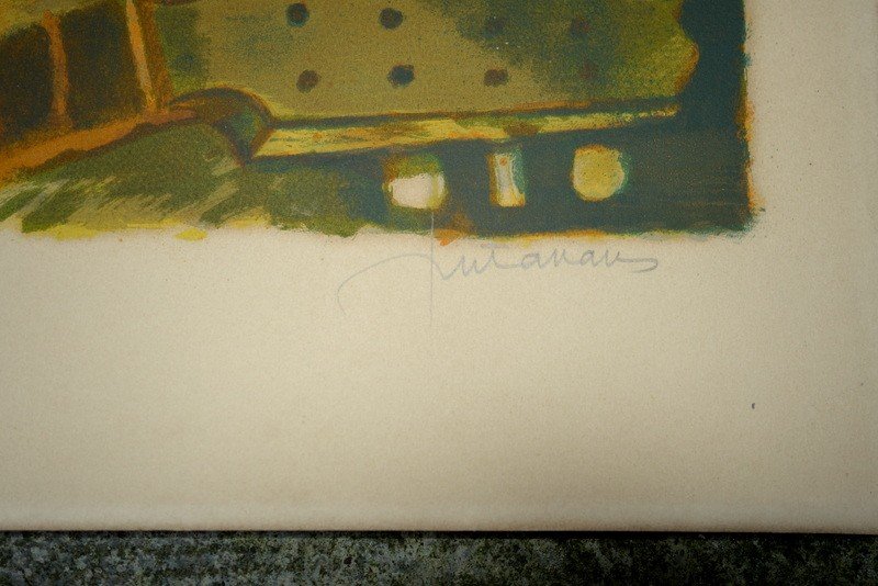"the Musicians" Large Lithograph By Lucien Fontanarosa-photo-4