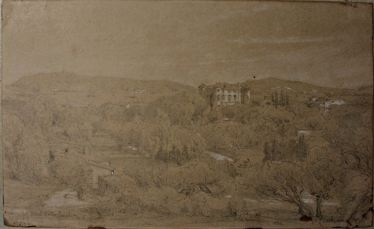 "TOULON" Dessin de Vincent COURDOUAN ...1869