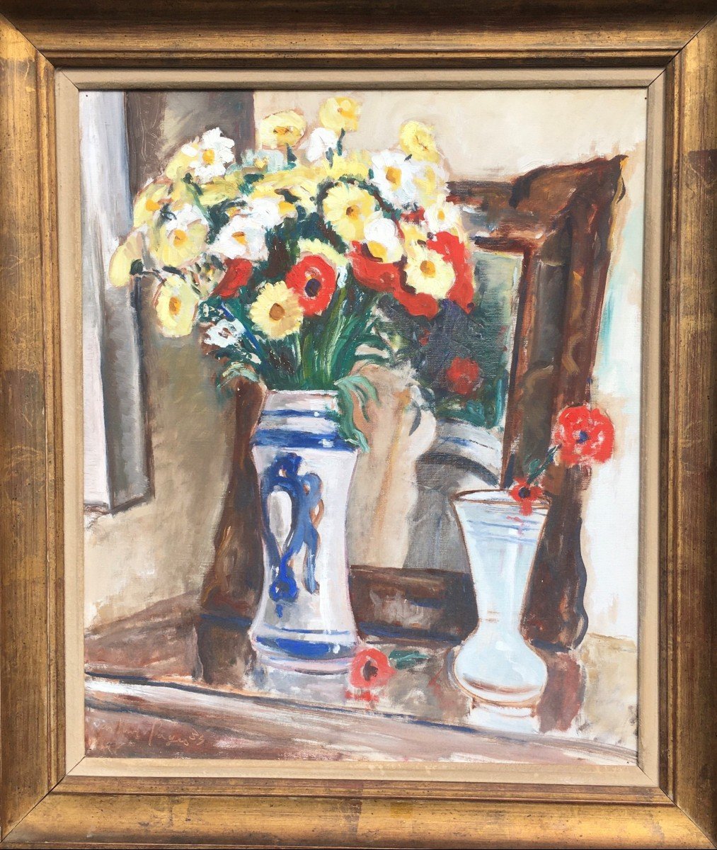 "BOUQUET " par Arthur FAGES ..Salon des TUILERIES 1934