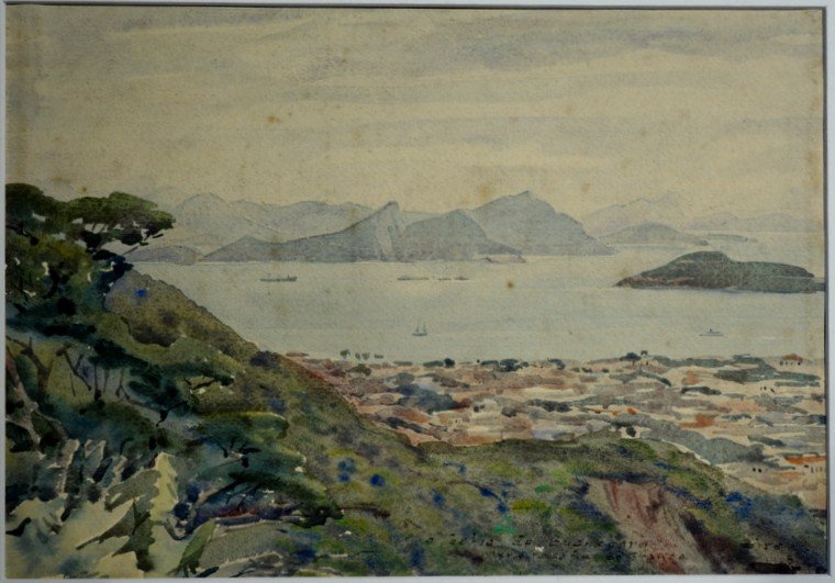 "guanabara Bay" Rio De Janeiro By H.giraud...1908