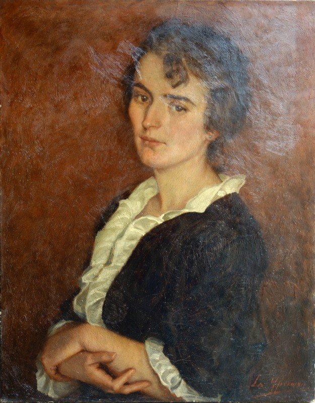 "young Woman" By Louis Yperman Around 1920