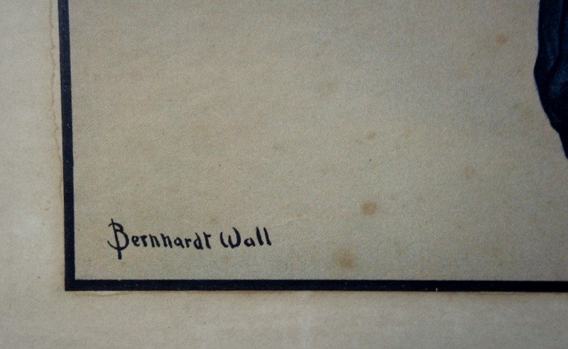 "KISS" Lithographie de Bernhardt WALL (Américain).....1904-photo-4