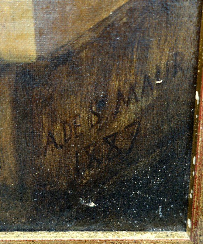 "NATURE MORTE " par A de Saint MAUR ...1887-photo-4