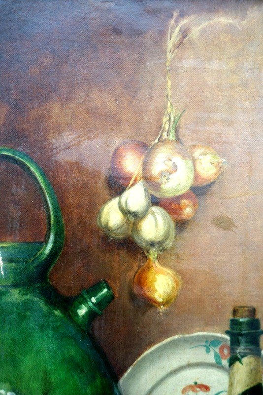 "NATURE MORTE " par A de Saint MAUR ...1887-photo-3