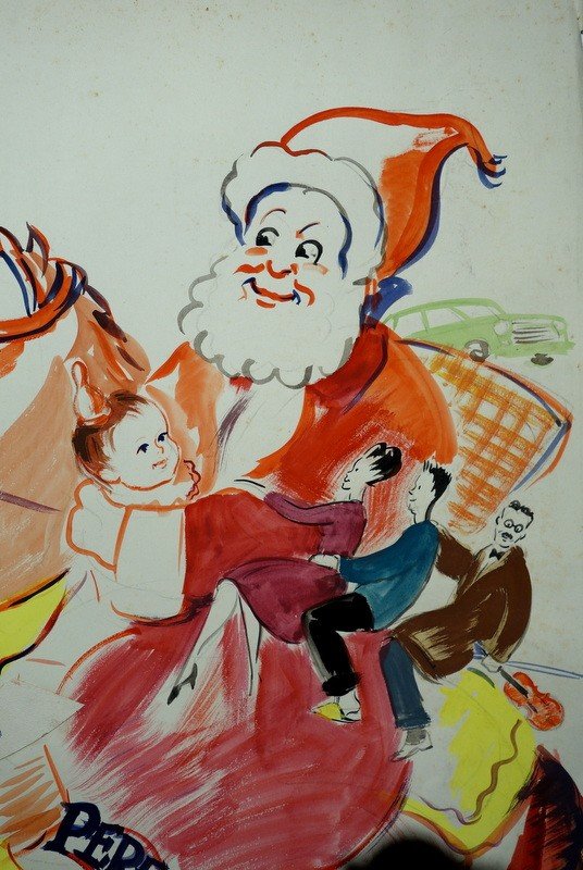 "father Christmas" By Edmond Vales ...1962-photo-3