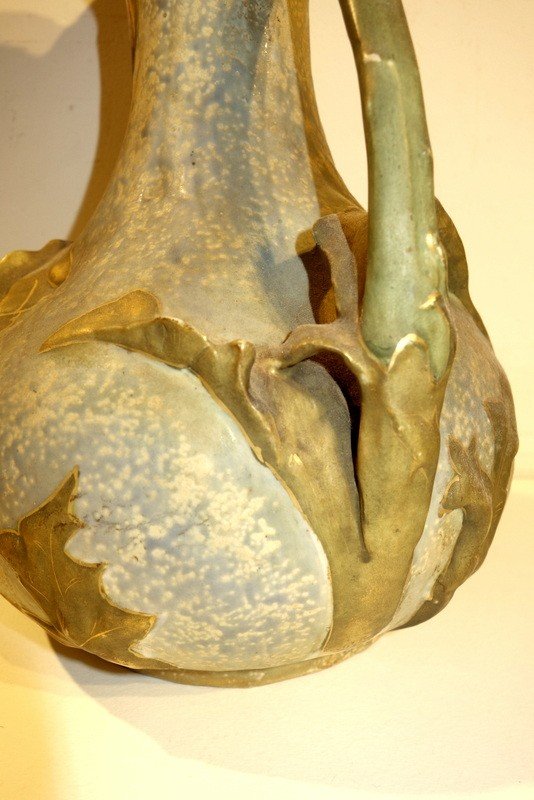 "art Nouveau Vase" Amphora Vienna Austria Circa 1900-photo-2