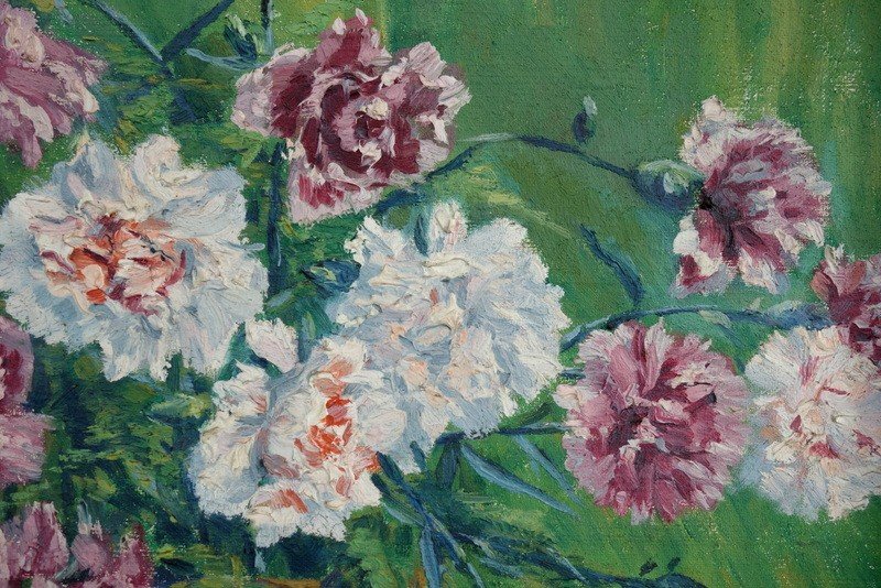 “bouquet Of Carnations” By Marcelle Fetu Around 1920-photo-3