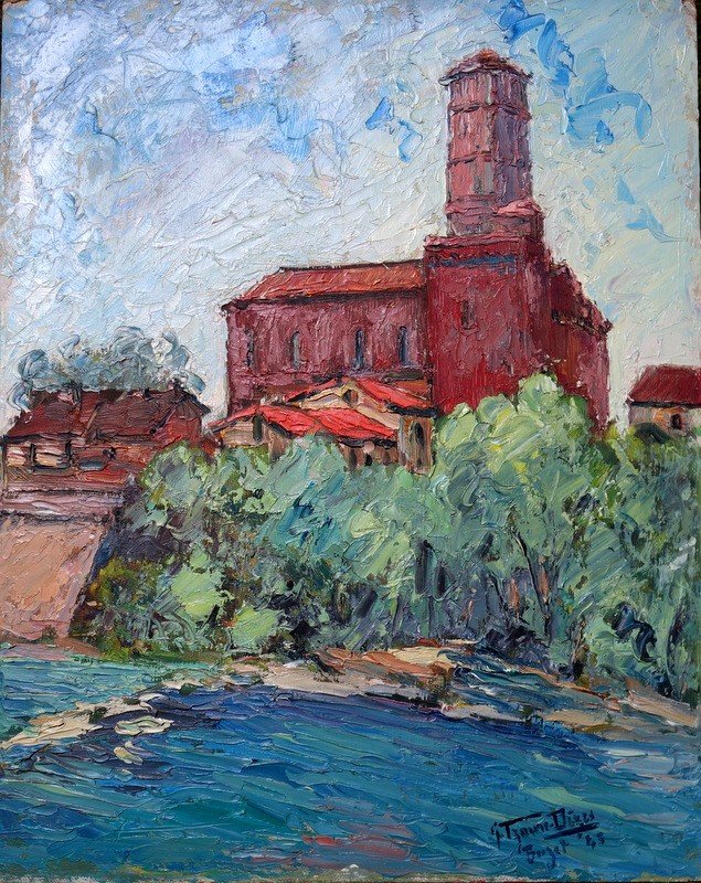 "buzet Sur Tarn" By G.izaure-dezes.....tarn 1945