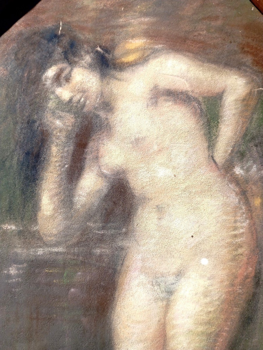 "FEMME NUE" Pastel par Henry de GROUX ....1913-photo-2