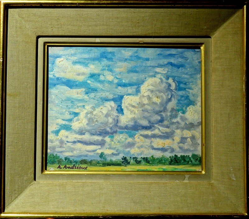 “cloudy Sky” By Alfred Andrieux Circa 1930