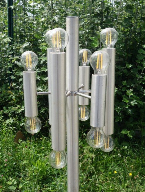 "floor Lamp 1970" Aluminum ....italy (?)-photo-2