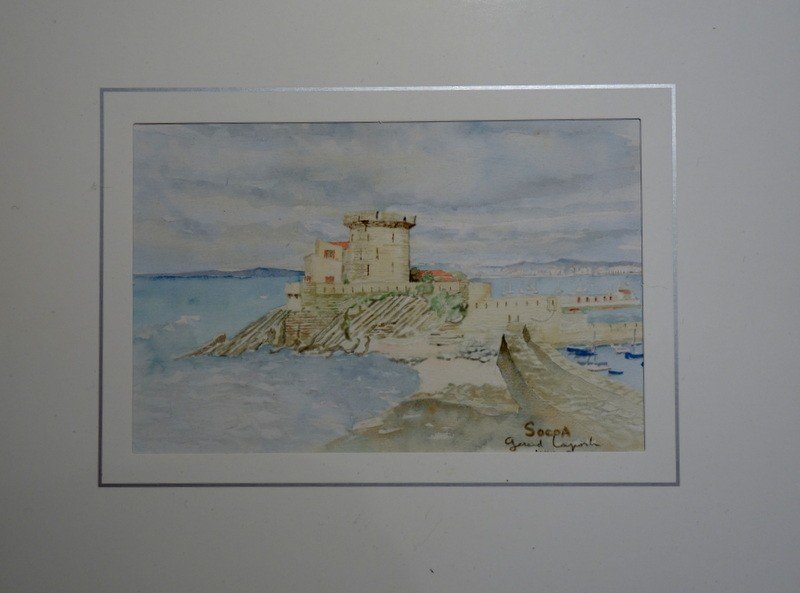 LOT "PAYS BASQUE " ST JEAN de LUZ,SOCOA..Aquarelles et Impressions-photo-4