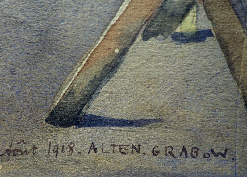 "alten Grabow" By Louis Thieulin ...germany 1918-photo-4
