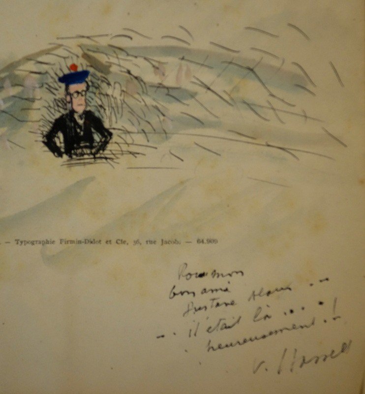 Watercolor Ink By Willem Van Hasselt At The Beaux Arts 1951-photo-1