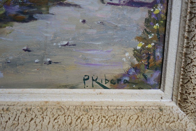 "PAYSAGE dans les PYRENEES" par P.RIBERA vers 1950-photo-3