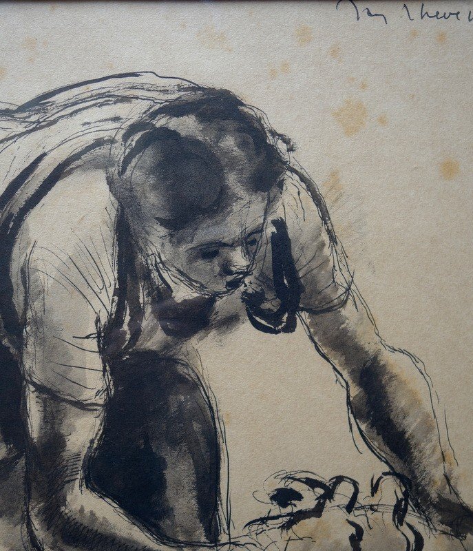 "the Cyclist" Ink By Jacques Thevenet ...1932-photo-6