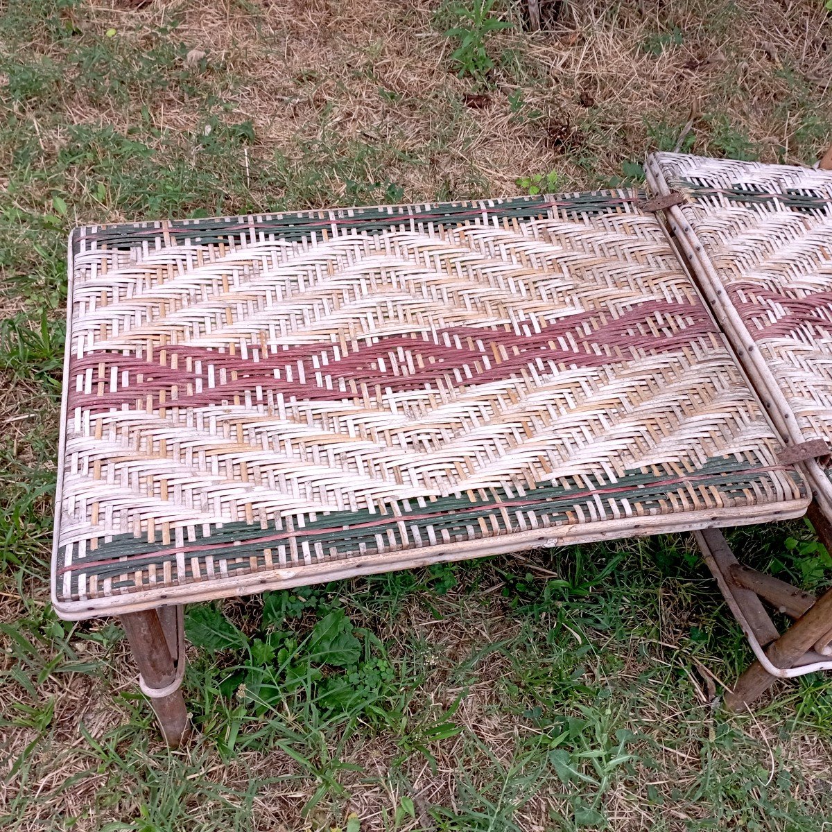 "chair Longue" Bamboo And Rattan ...1900-photo-4
