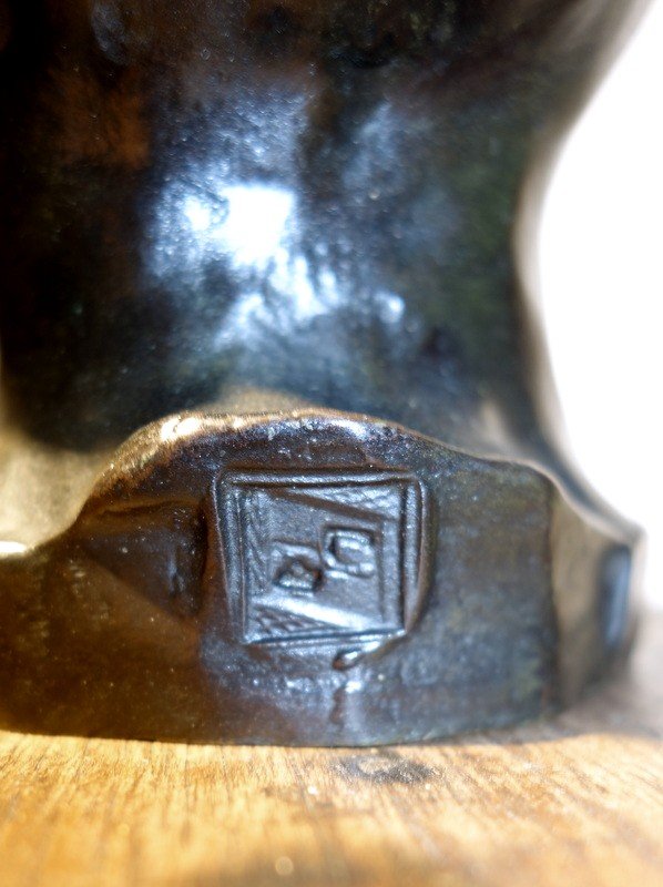 "TETE de CHINOIS" Bronze par Gérard PESTARQUE -photo-2