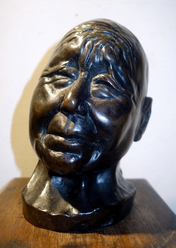 "TETE de CHINOIS" Bronze par Gérard PESTARQUE 