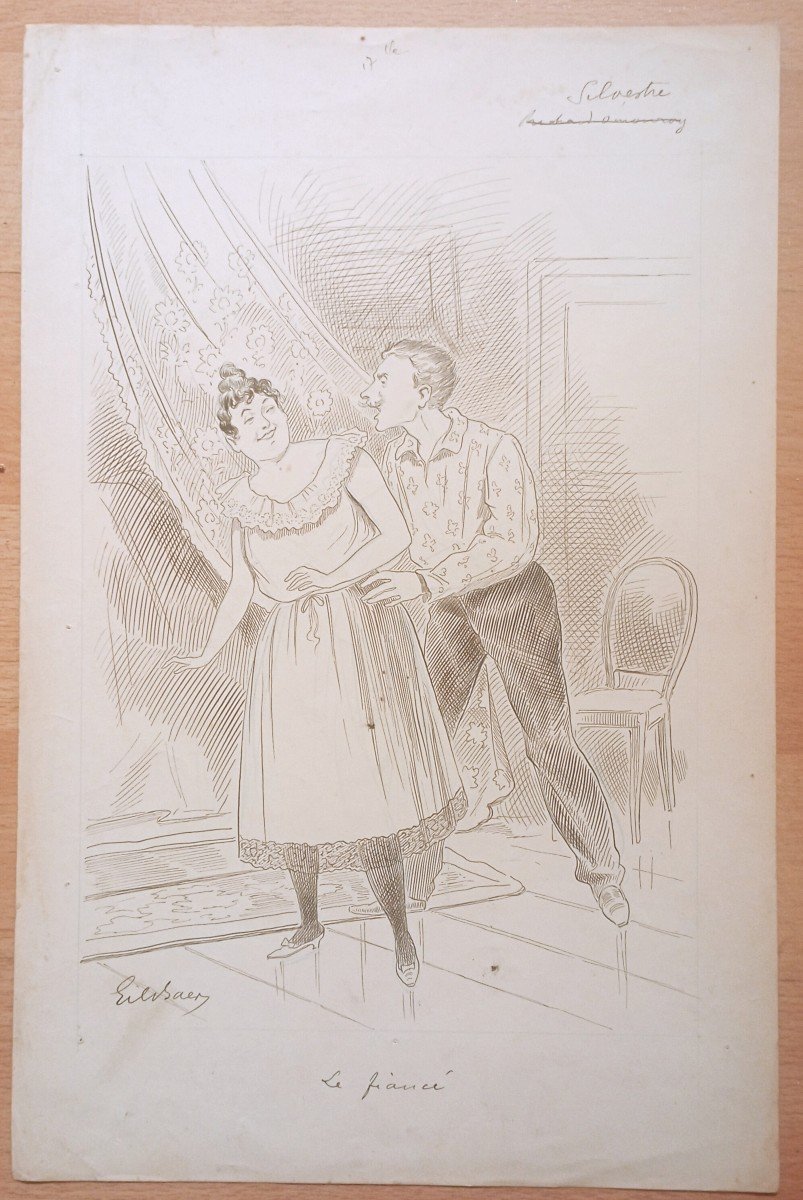 "the Fiance" ...silvestre By Gil Baer Around 1910