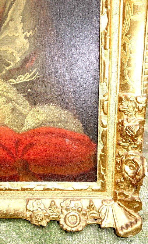 "JEUNE FEMME a L'OISEAU" Ecole Française 18 éme-photo-7
