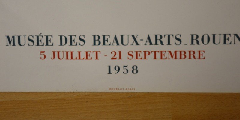 Poster Rouen Museum "jacques Villon"...1958...mourlot-photo-3