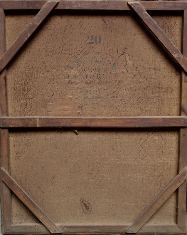 "MADAME" ...Ecole Française vers 1870/80-photo-3