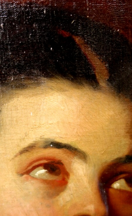 "portrait Of A Young Girl" French School Circa 1870/80-photo-1
