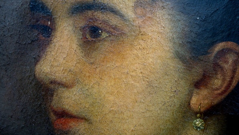 "young Woman" By Antoine Laborde Circa 1870/80-photo-7