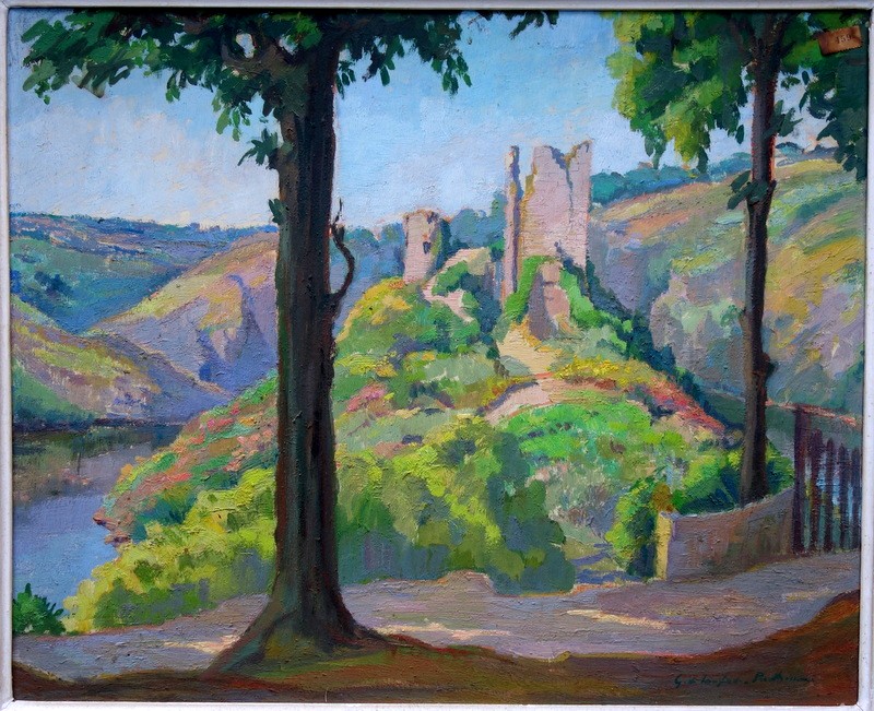 "chateau De Crozant" By G De Langlade Prudhomme Around 1930-photo-2
