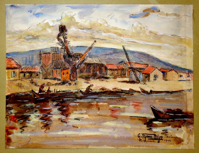 "st Nicolas, Port Garaud" G.izaure-dezes ..toulouse 1944-photo-2