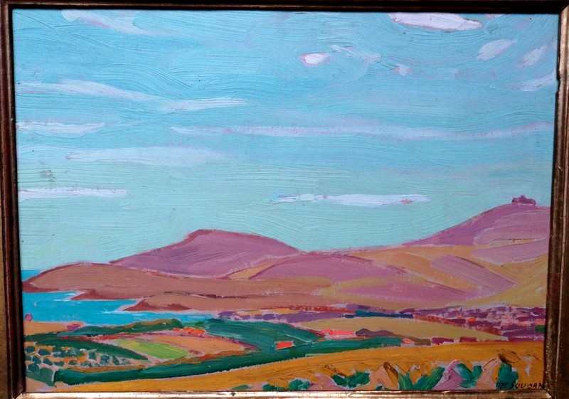 "bay Of Collioure" By Maurice Soudan Around 1920-photo-2
