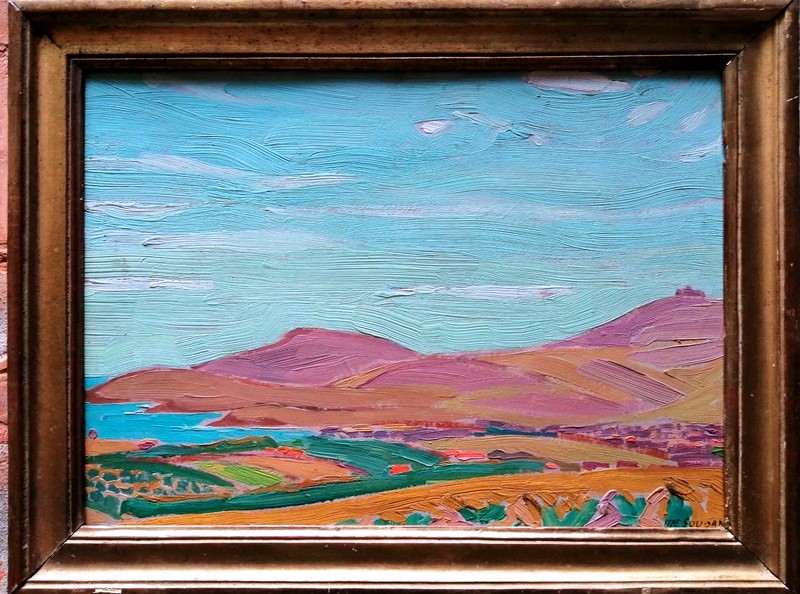 "bay Of Collioure" By Maurice Soudan Around 1920