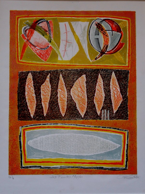 “the Dead Leaves” By Bhawani Katoch (indian) 1986/87