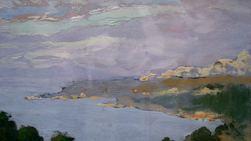 "mediterranean Coast" By Maurice Désiré Lucas Circa 1950/60-photo-4